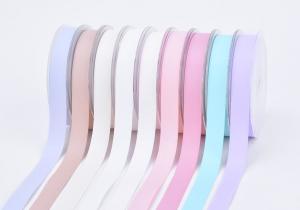 Cheap Organza fabric thermal printed color silk printing polyester silk grosgrain satin ribbon wholesale