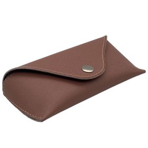 Cheap ODM Pink Hard Leather Eyeglass Case 178x74x35mm wholesale