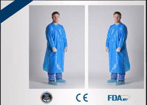 Cheap Sterile / Non Sterile Disposable Protective Wear , Waterproof Disposable Hospital Gowns wholesale