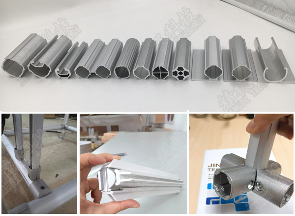 Cross Core Aluminum Alloy Tube Reinforced Round Tube Outer Diameter 28mm AL-V