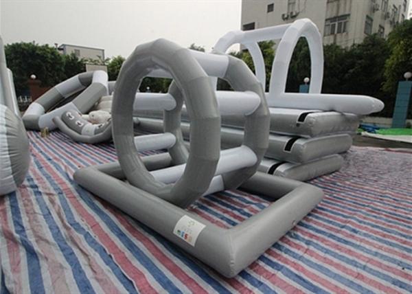 Quality Grey Inflatable Rolling Ball Water Park Equipment For Adult / Child for sale