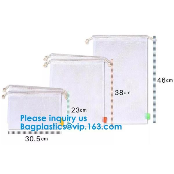 Premium Nylon Beach Laundry Mesh Drawstring Bag Nylon Mesh Gift Bag/Small Drawstring Mesh Bag Bagease Bagplastics