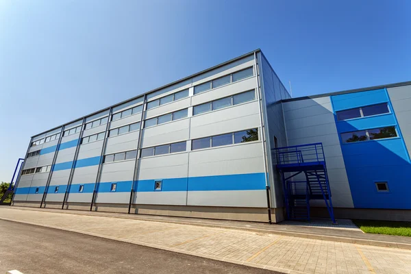 Modern Prefab Steel Warehouse Buildings , High Rigidity Steel Frame Industrial Building