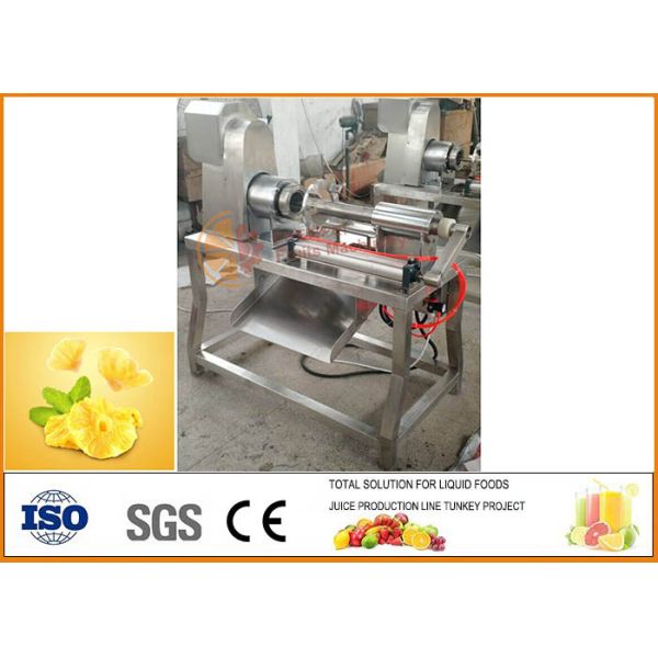 SS304 Turnkey Pineapple Processing Machinery CFM-PL-03-22T CE Certification