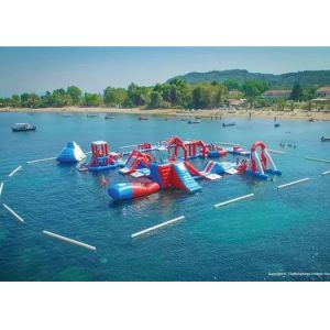 Buy cheap Hot Welding Inflatable Water Amusement Park , Blow Up Water Playground from wholesalers