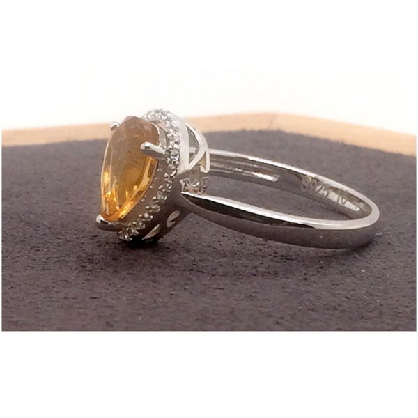 Diamond Wedding 24K Personalized Silver Ring