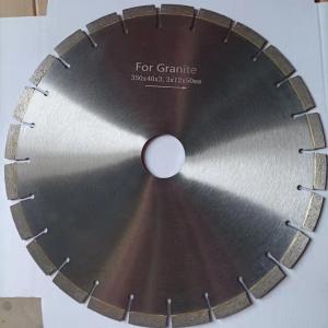Cheap 350mm Diameter 40mm Segment Shape Granite Cutting Blade for Accurate Block Splitting wholesale