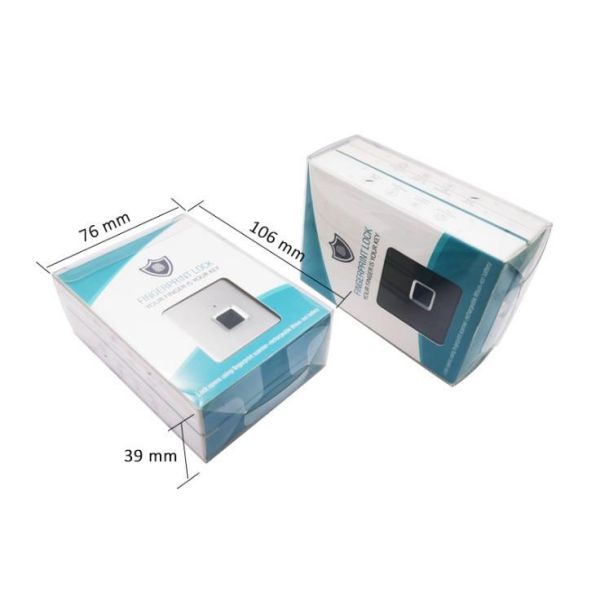 Intelligent Smart Lock Fingerprint Padlock Zinc Alloy Material