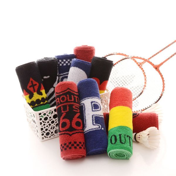 Embroidered Cotton Bath Towels , Thicken Custom Sports Towels Luxury Touch