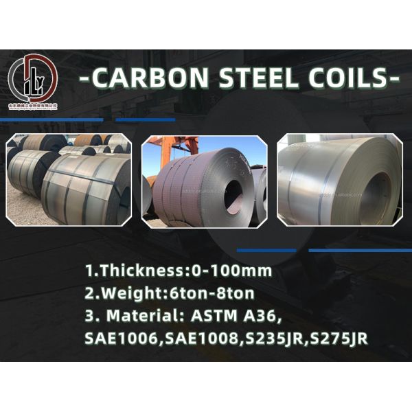 Hot Rolled ASTM A36 Strip Coils Non-Alloy Low Carbon Steel for Building Construction