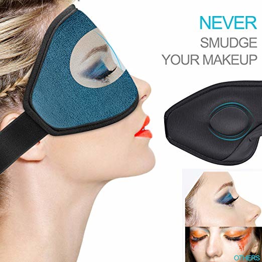 Breathable Memory Foam Eye Mask For Nap / Travel 3D Modern Design