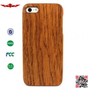 Cheap 100% Authentic Import Natural Wood Cover Case For Iphone 5 5S High Quality With Gift Box wholesale