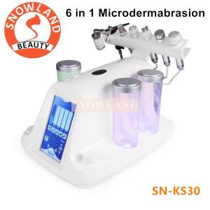 China Multifunction 6 in 1 Hydro Dermabrasion Beauty Machine Peeling Acne Removal Face Lifting Device on sale