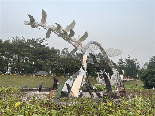 Large Modern Garden Abstract Metal Sculptures Outdoor SS 304 316