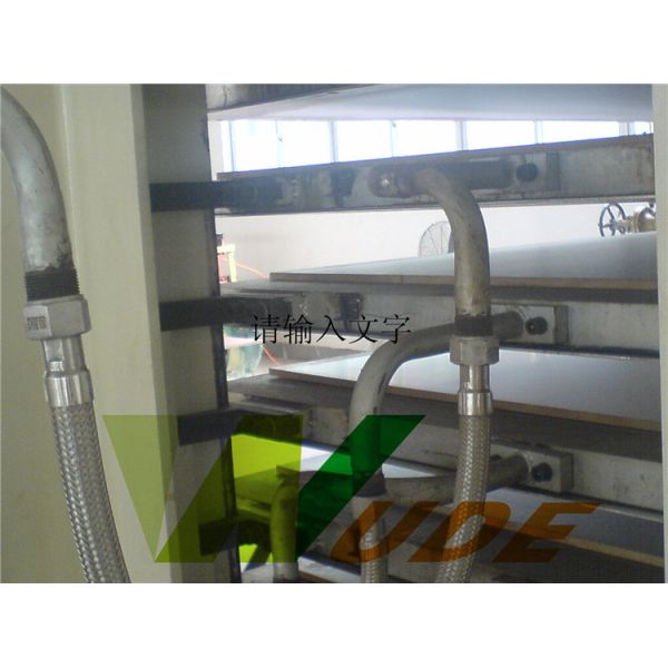 Low Pressure Plywood Production Line , High Glossy Board Laminating Line