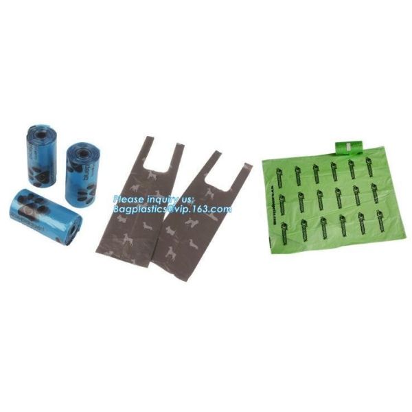 Nappy Baby Disposable Diaper Sacks, Degradable scented disposable baby diaper sack, green tie handle baby diaper sack