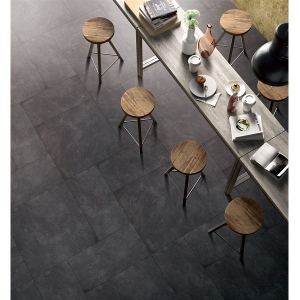3D Inkjet Porcelain Kitchen Tile / Dark Porcelain Tile In Kitchen Anti Bacterial