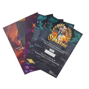 Printable Custom Scratch Off Cards Personalised Lottery Scratch Cards Glossy