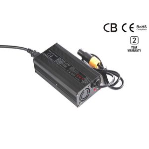 Portable 12V 10A Smart Lithium Battery Charger High Efficiency For Li Battery