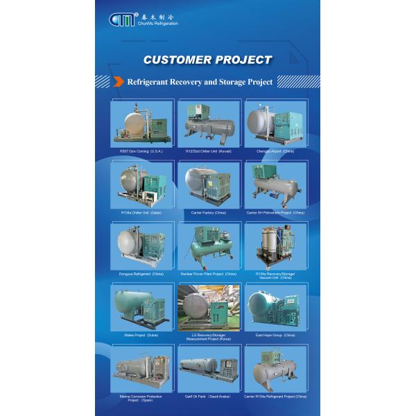 380V 50HZ Refrigerant Recovery Machine For Refrigerant R290 R32 R410A R134a R22