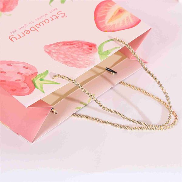 Personalized paper 8x4x10 Gift Bags Packaging Shopping For Children Kids Birthday Party