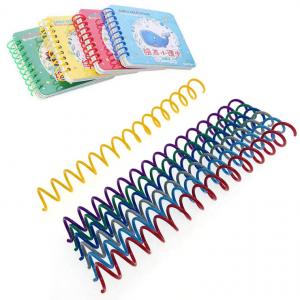 Cheap OEM PVC PET Plastic Spiral Binding Coils For Notebooks wholesale