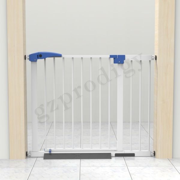 Prodigy Expandable Multiscene Baby Metal Gate 20x76.5cm White Color No Drilling