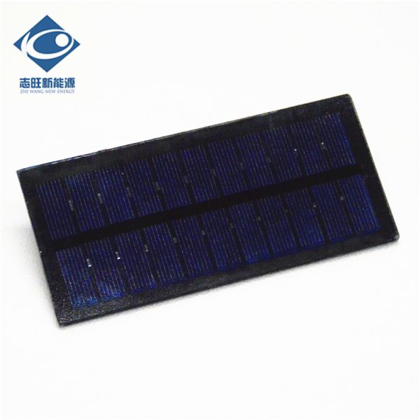 5.5V Glass Photovoltaic Solar Panel ZW-14065 Portable Solar Panel Laptop Charger 1.5W