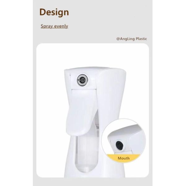 500ml Plastic Continue Sprayer Pet Bottle with Clip Locked