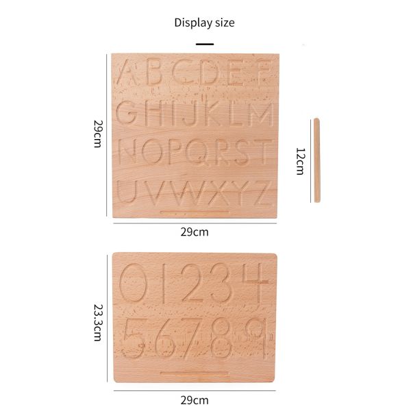 Montessori Language Development Toy English Capital Alphabet Letters