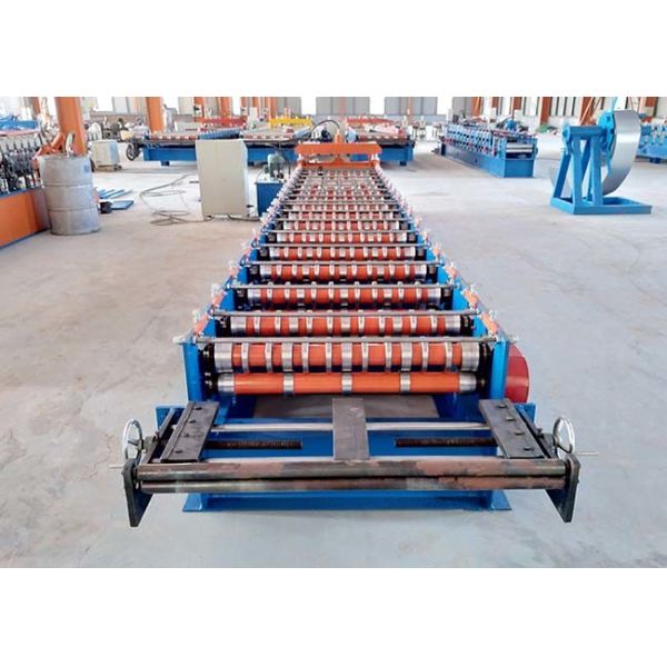 Total Power 4 Kw Corrugated Sheet Roll Forming Machine Voltage 380V 50Hz 3 Phases
