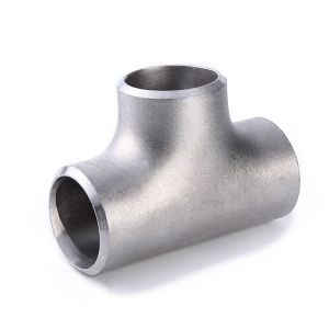 Cheap ASME B16.9 Fittings 1 - 48 Inch Stainless Steel Pipe Tee Seamless Or Weld wholesale