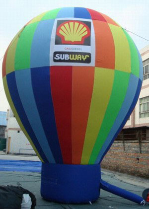 Huge Waterproof Rainbow Earth Inflatable Balloons For Advertising