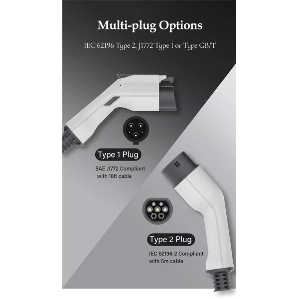 32A Single Phase Electric Car Charger Point EVSE Wallbox 240VAC 7KW