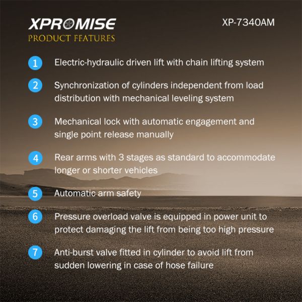 Auto Garage Equipment 2 Post Hydraulic Car Lift