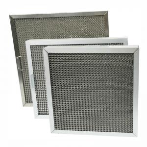Cheap Oil removal Aluminum Foil Panel Air Filters Fume Hood Oil Mist Filter wholesale