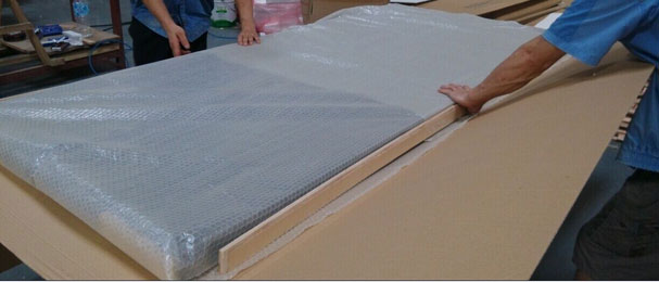 Single Interior PVC Wooden Doors PU Painting Solid Wood Entry Door 45mm Thick