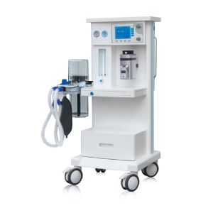 Cheap 1500ml Breathing Circuit Anesthesia Machine Trolley Instrument 60 CmH2O SIMV wholesale
