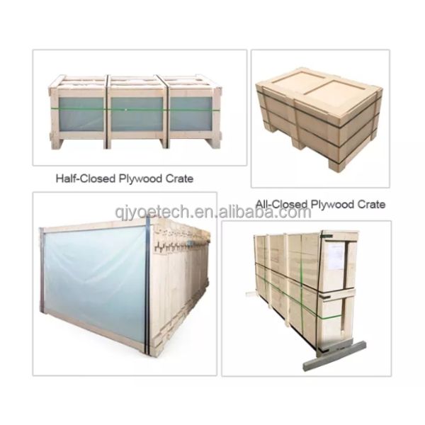 Energy Saving Hollow Structure Triple Glazing Toughened Shaped Glass for Curtain Wall