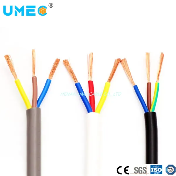 60227 IEC 52-4x6mm² PVC Insulation Thickness 0.8mm PVC Sheath Thickness 1.2mm Household Application Electrical Wire