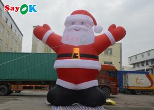 Cheap Entertainment 6m PVC Inflatable Christmas Santa Claus Yard Decorations wholesale