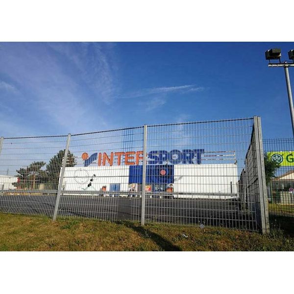 Easy Assembly Pvc Coated 3d Welded Wire Mesh Fence For Garden Security