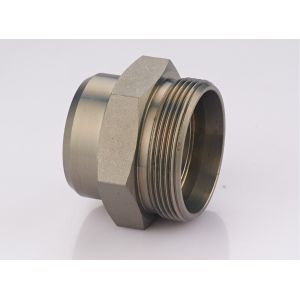 Cheap Stainless Steel DIN Hydraulic Fittings , Male Thread Welded Pipe Fittings wholesale
