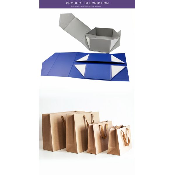 Customizable Recyclable Varnished Cardboard Rigid Packaging Paper Boxes Magnetic Gift Box For Cosmetics