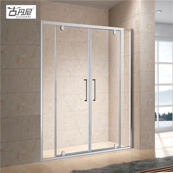 Customizable Sliding Square Tempered Glass Shower Cabin Shower Enclosure