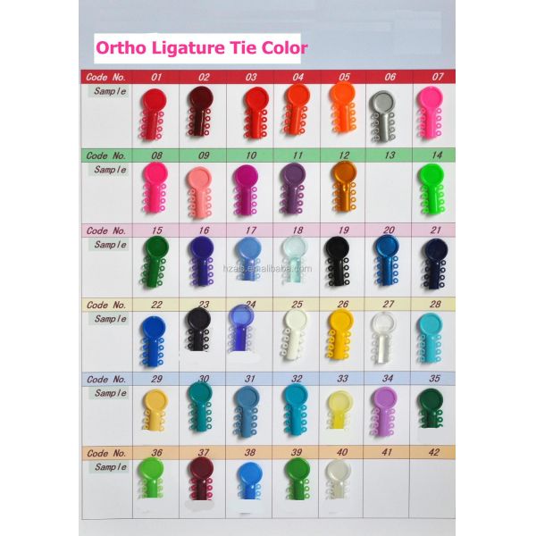 1040pcs/bag Dental orthodontic accessory odontologia Elastic Ligature Ties For Bracket Sale O rings ortodoncia Elastics