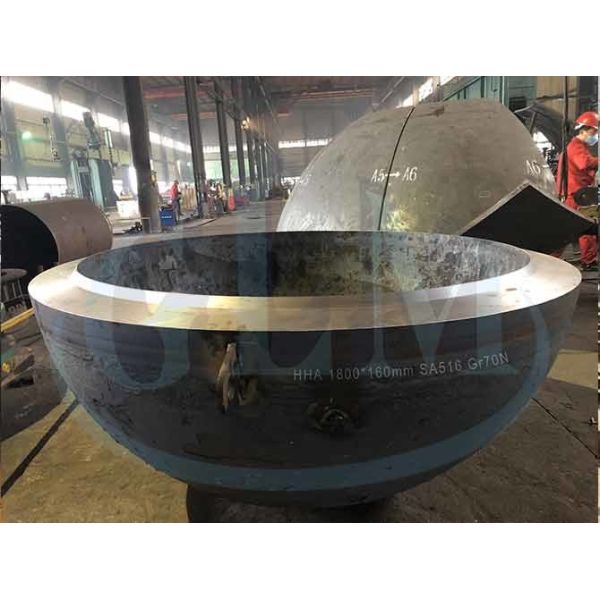 ASME Dish Ends For Pressure Vessel Stainless Steel End Caps