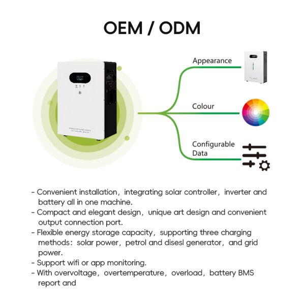 Powerful 5-10 kWh Output Power Range Solar Energy Storage Battery System for Off Grid