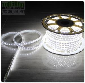 Cheap 50m high CRI waterproof flexible led strip light 5050 smd 240VAC white strips ribbon wholesale