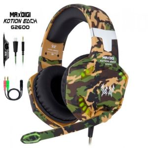 Buy cheap Kotion Each G2600 50mm 2.2m Camouflage Gaming Headset from wholesalers